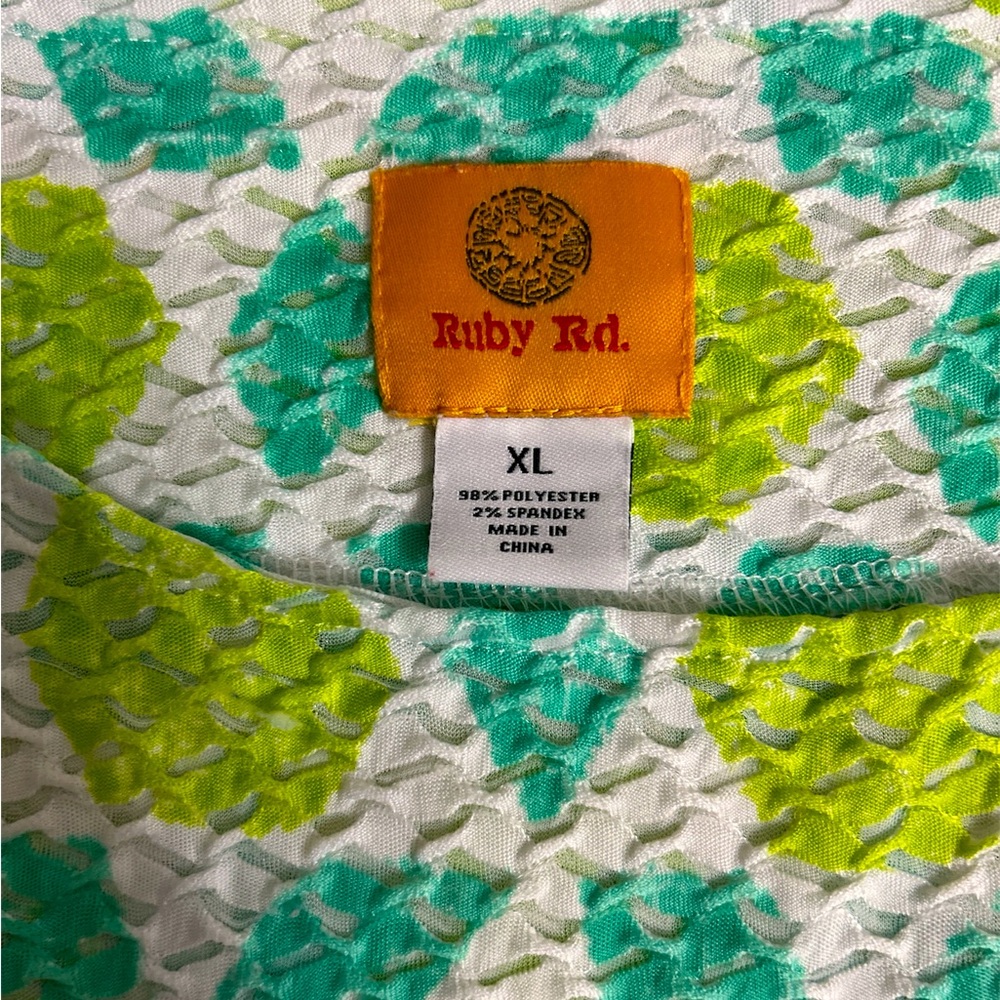 Ruby Rd Multicolor Tunic, Size XL - Picture 4 of 4